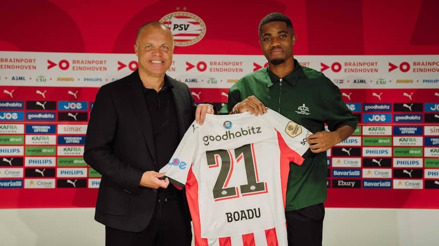 PSV brings striker Boadu back to Eredivisie: 'Honor to be here'