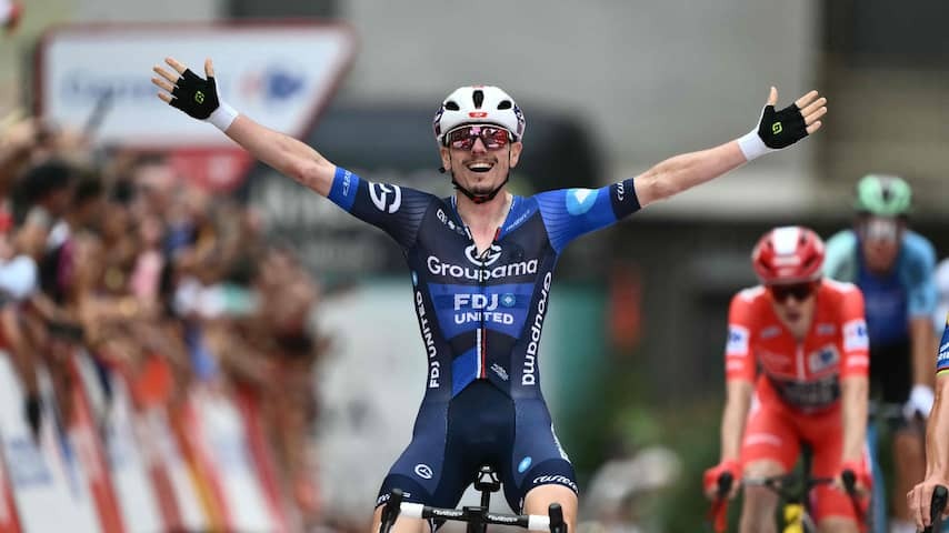Gaudu surprises Pedersen and wins third Vuelta stage, Vingegaard retains red