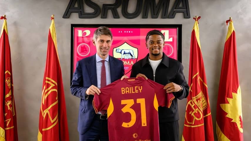 AS Roma win Bailey is immediately injured on the day of presentation