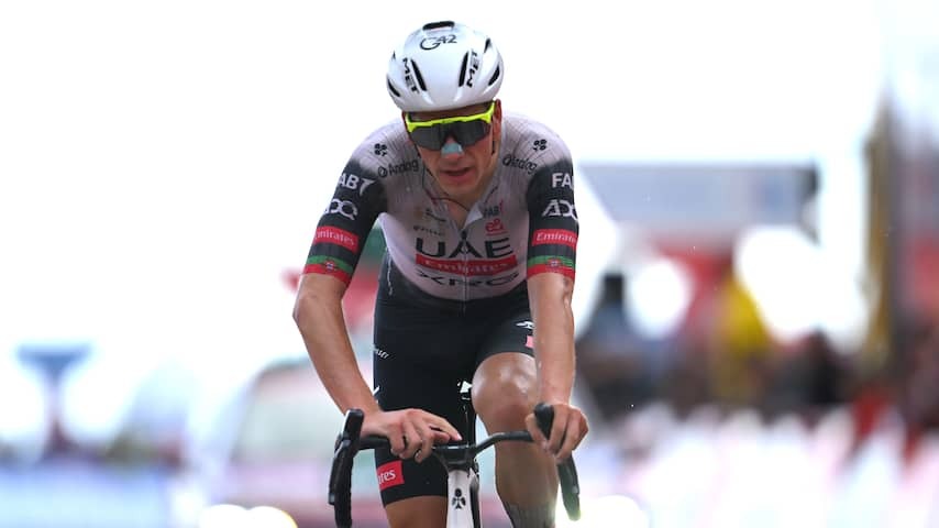 Uae-Kopman Almeida Snert to teammates in Vuelta: "I missed them today"