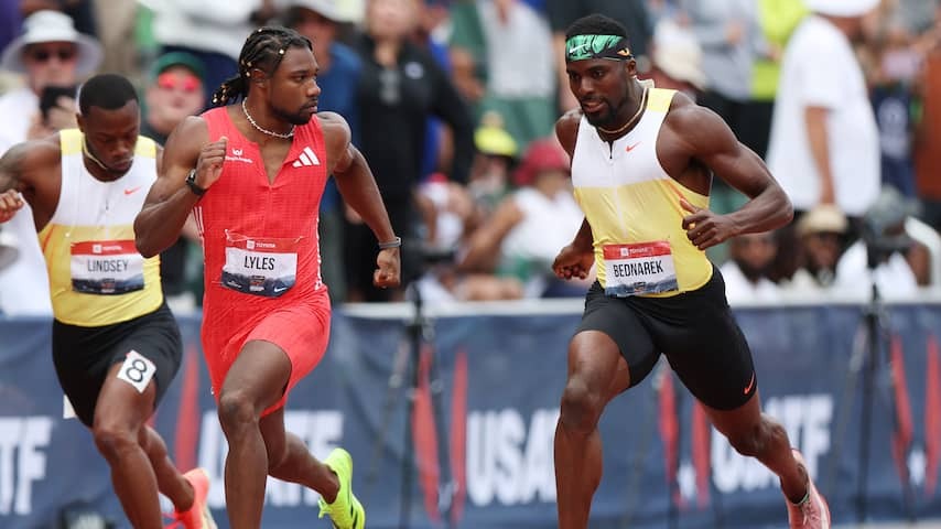 Sprinter Lyles provokes rival with staredown during race for an American title