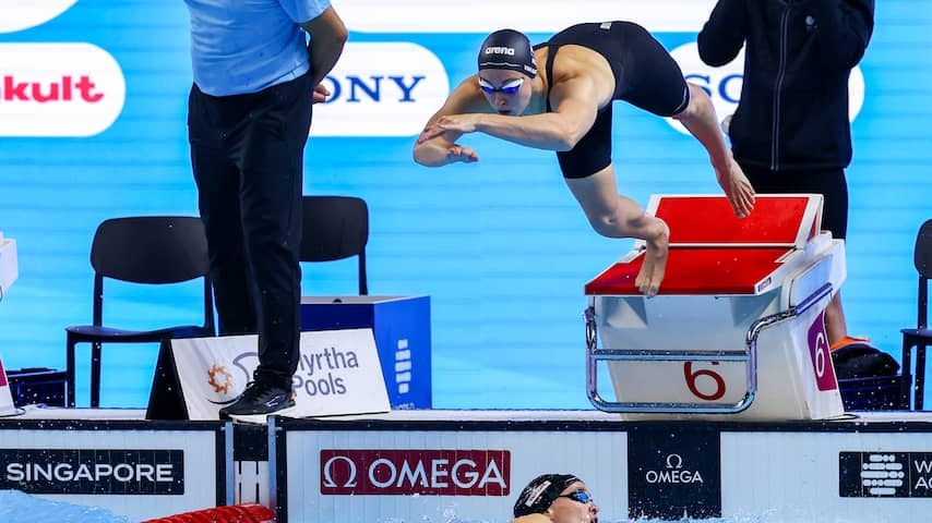 Mixed Relafettewemmers fall outside stage, US wins in the world record