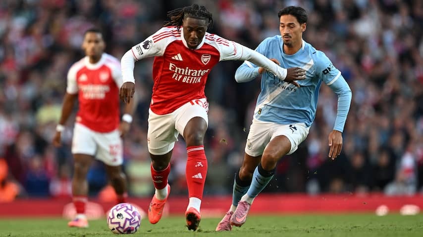 Manchester City gives a win against Arsenal in extra time after assist Reijnders