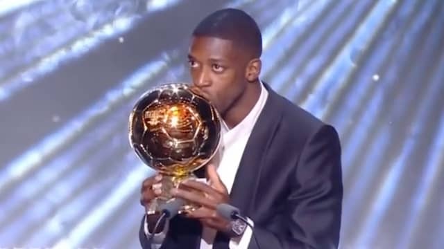 Ousmane Dembélé wins his first Golden Ball