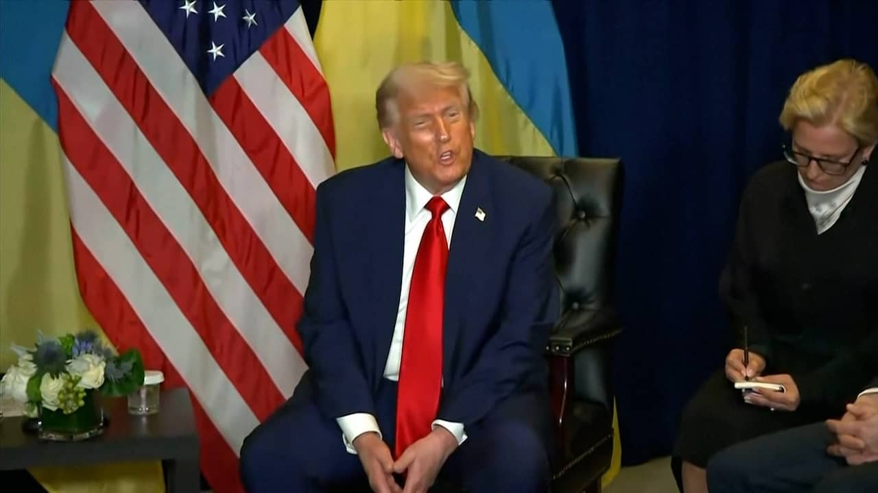 Image from Video: Trump believes that NATO Russian fighter jets can down
