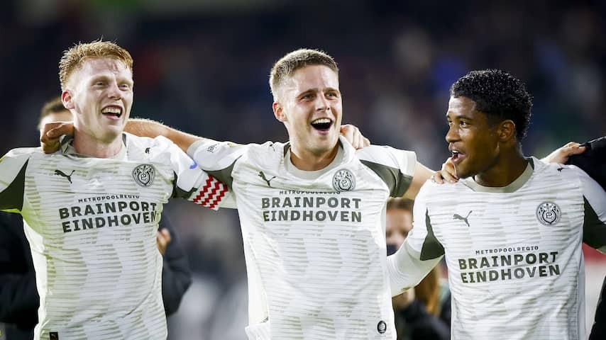 PSV wins Van NEC in a spectacular competition with eight goals