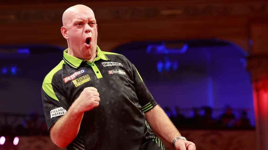Van Gerwen survives Matchdart against Cross, Van Barneveld ready in Amsterdam