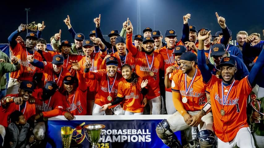 Dutch baseball players take 25th title in the European Championship in their own country after victory over Italy
