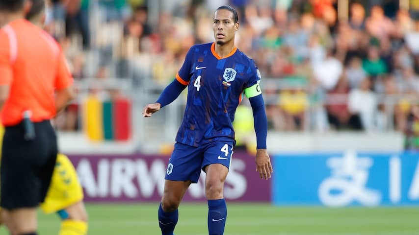 Van Dijk saw easy -going orange against Lithuania: 'This was a bad evening'