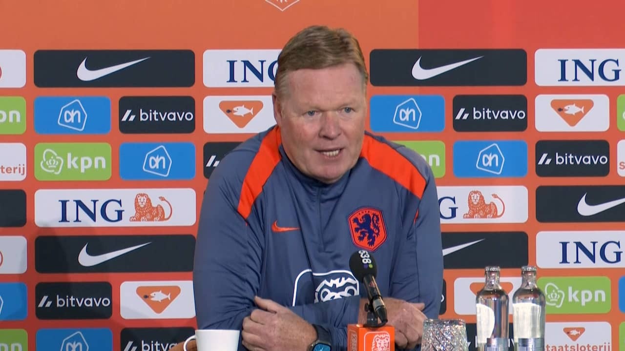 Image from Video: National coach Koeman about fast dismissal Ten Hag: 'Not normal'