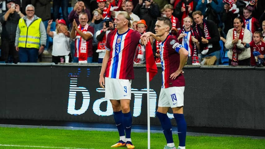 Haaland scores five times at 11-1 win leader Norway in the group of Italy