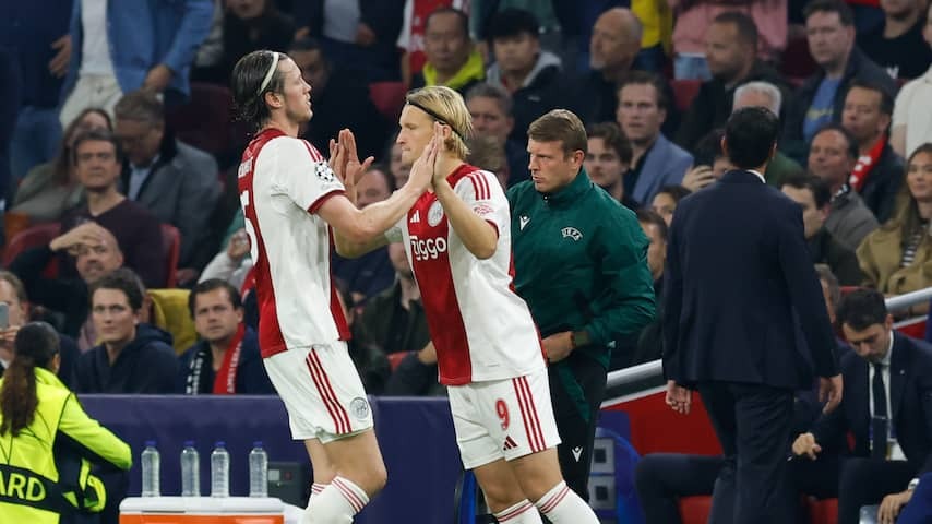 Ajax without Weghorst and Dolberg to Marseille for Champions League match