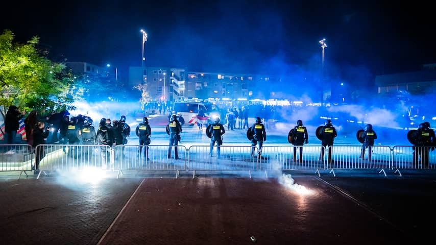 Used me and arrests in Doetinchem in demonstration against AZC