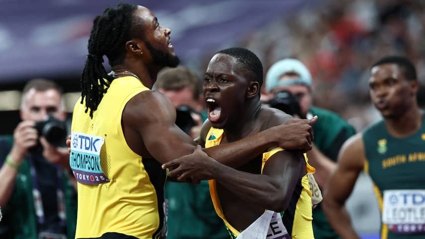 Bolt sees countryman Seville win 100 meters at World Cup, top time Jefferson-Wooden