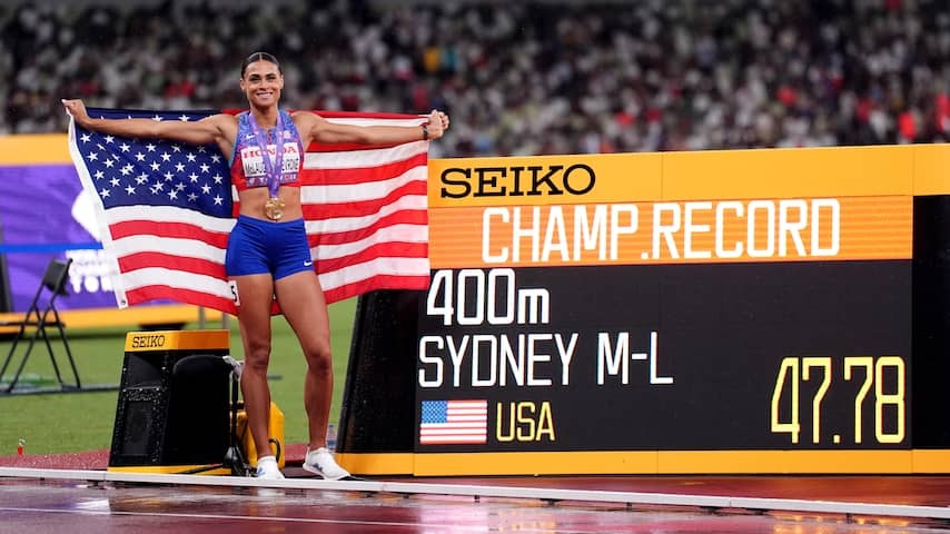 McLaughlin conquers athletics gold at 400 meters with fastest time in forty years