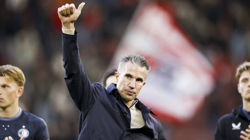 Van Persie does not blame anyone at Feyenoord: 'Points seemed to be in the bag'