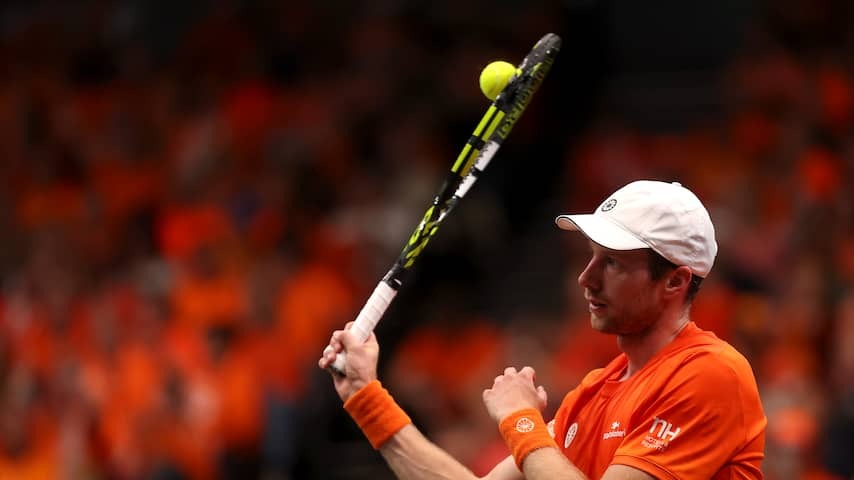 Davis Cup team close to elimination after loss De Jong and Van de Zandschulp