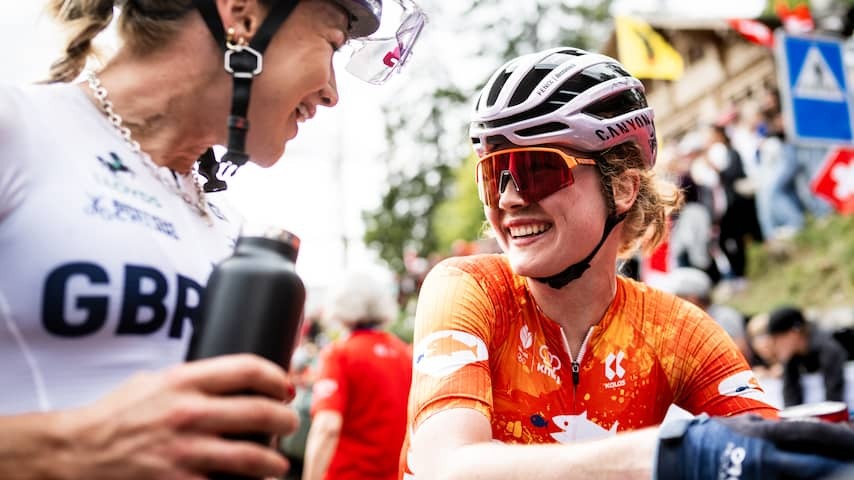 Puck Pieterse does have peace with a flat tire at the World Championship: 'Go for a beer now'