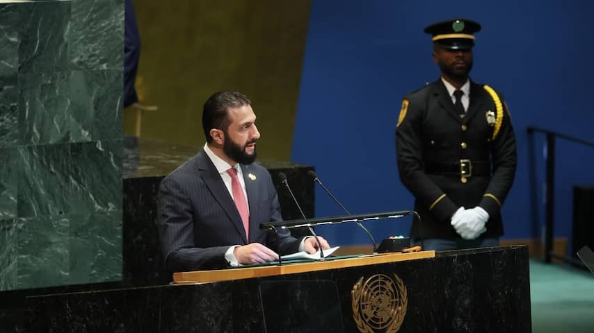 Syrian leader Al Sharaa asks for end sanctions in historic UN speech