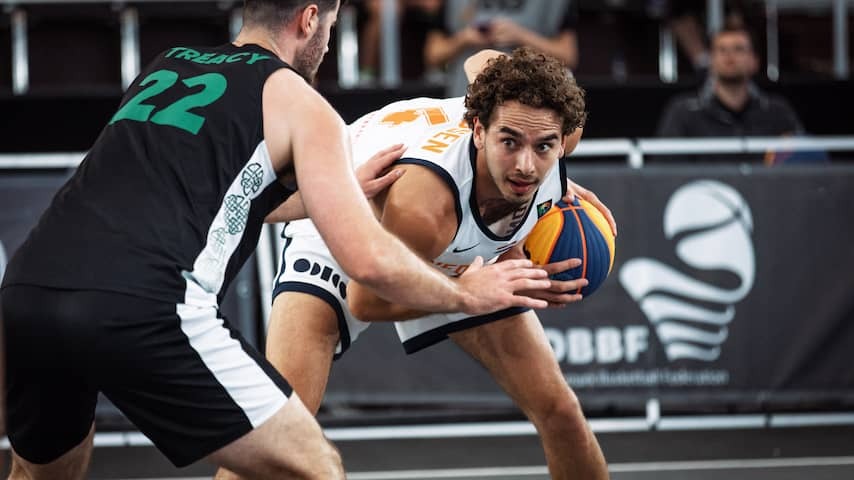 3x3 basketball players without Worthy de Jong as a group winner at EK
