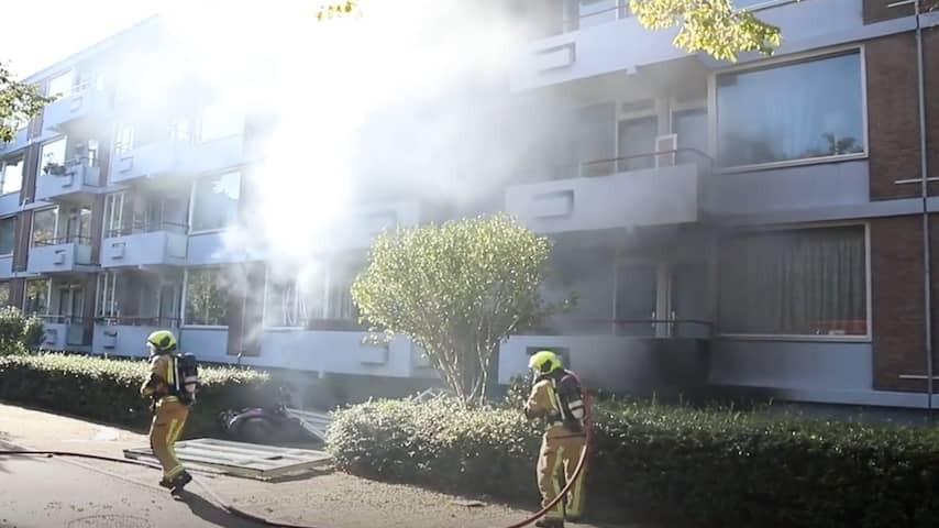 Dead after explosion and fire in Portiekflat in The Hague, residents of balconies saved