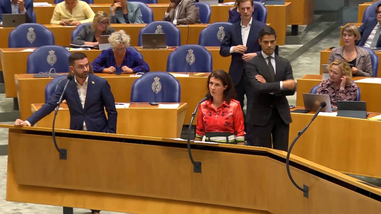 Image from Video: Ouwehand angry after order proposal Bontenbal: 'Fokking Hell'