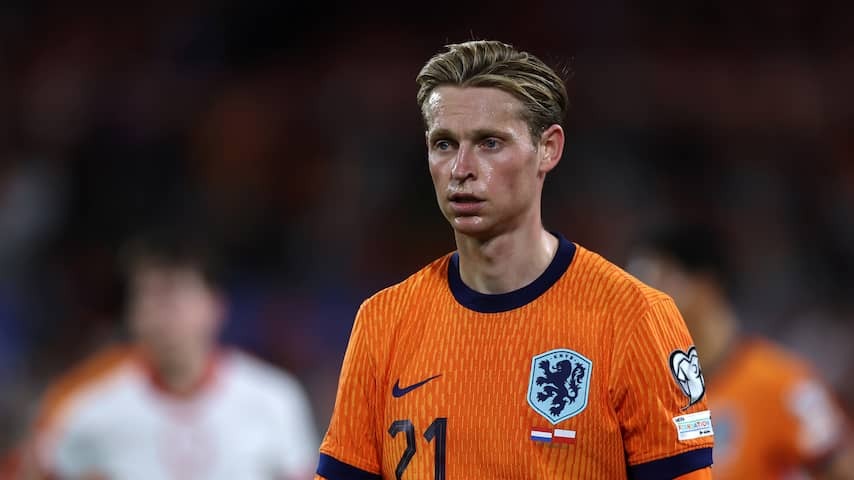 Frenkie de Jong Mist Duel Orange with Lithuania due to a slight injury