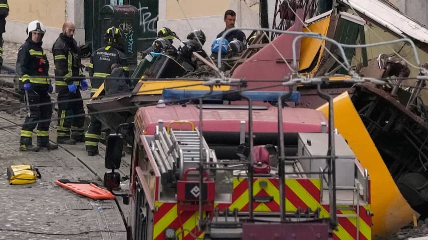 At least fifteen dead after iconic yellow cable tram derails in Lisbon