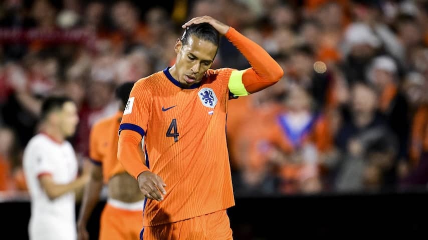 Van Dijk does not want to speak of Domper against Poland: 'We played against good land'