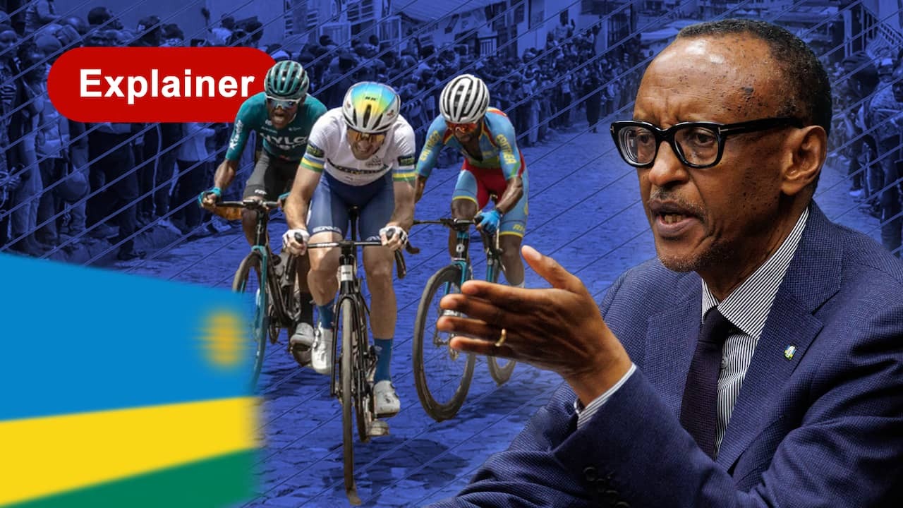 Image from video: From Verstappen to Van Gaal: Rwanda uses Sport for Good Image
