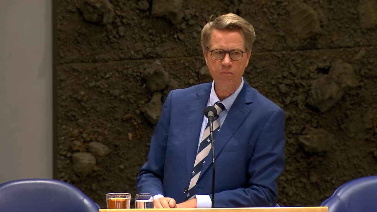 Image from Video: Bosma is in debate for absent PVV colleagues