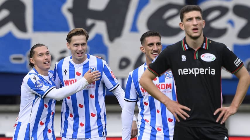 Heerenveen provides NEC third defeat in a row, Go Ahead wins IJsselderby