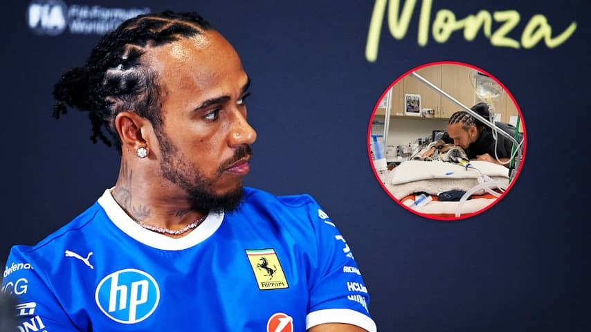 Hamilton lets test shoot because of resuscitation dog: 'Don't know if he will make it'