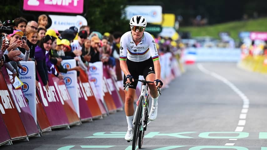 Defenser Lotte Kopecky is missing at World Cycling because of form dip