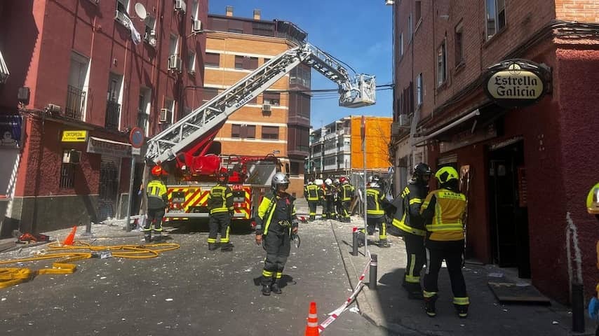 At least 25 injured by explosion in building in Madrid