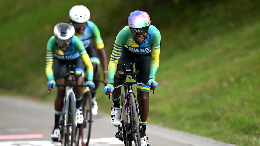 Year after tragic death, riders receive cycling talent GPS tracker at World Cup in Rwanda