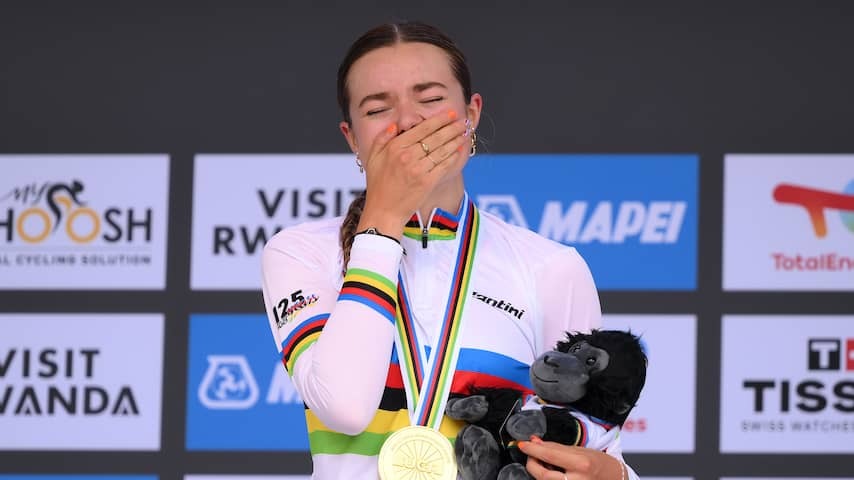 Dutch Megan Arens (18) conquers world title time trial from juniors