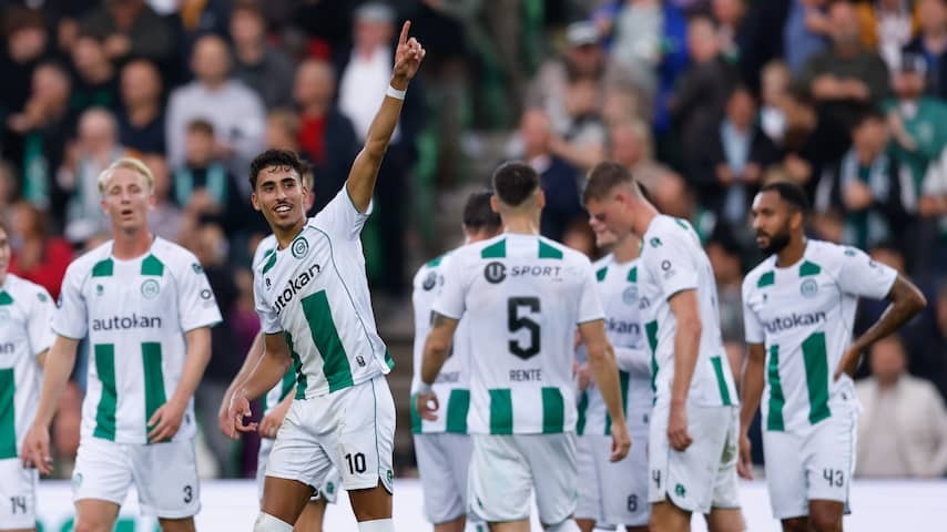 FC Groningen continues on the rise partly due to beautiful free kick Taha against Telstar