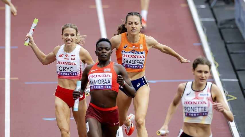 Dutch formation without a sphere to final 4x400 meters mixed in the athletics World Championship