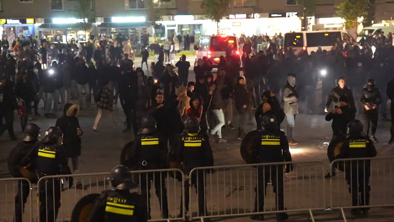 Image from Video: Riot Police deployed After Escalation of Protest Against The Arrival of Asylum Center in Doetinchem