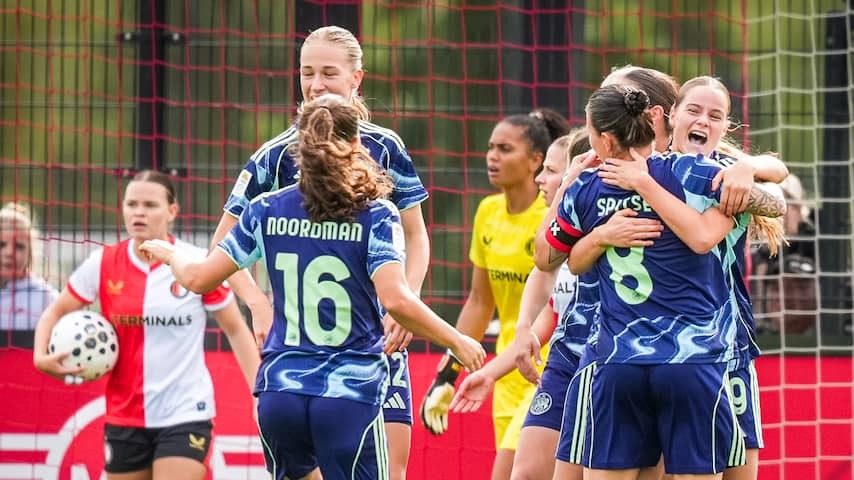 Ajax Women narrowly wins classic after missed Penalty Feyenoord in injury time