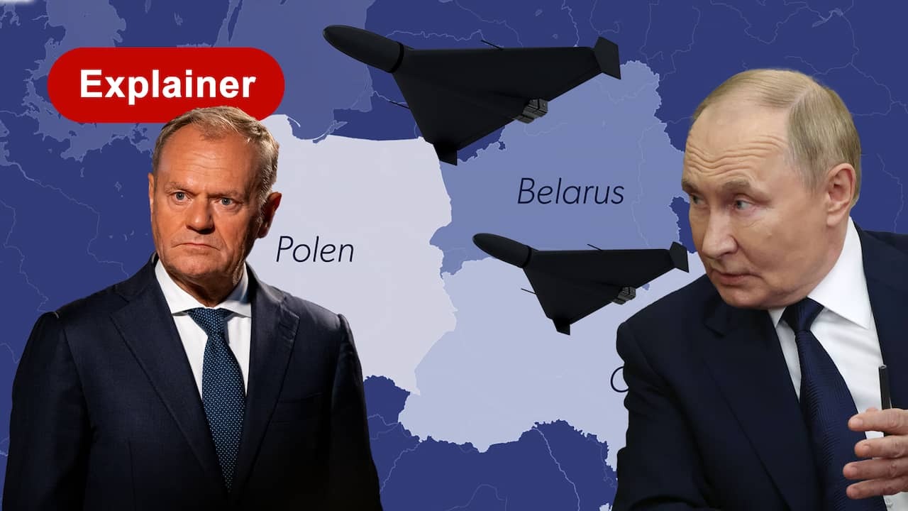 Image from video: How Russia Langer NATO test with drones: 'When do we respond?