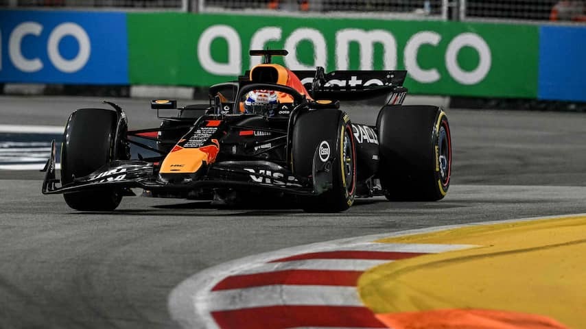 Verstappen clocks third time in hectic second free practice GP Singapore
