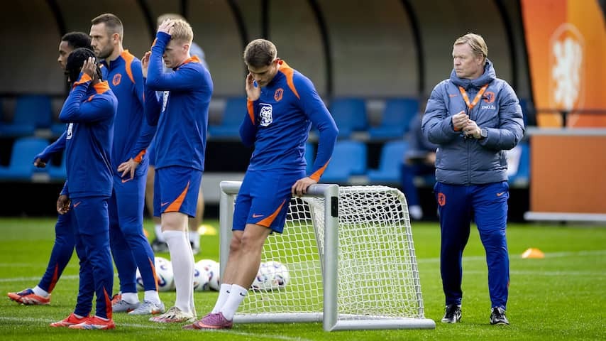 Koeman sometimes has 'pain in the head' of luxury choices in defense Orange