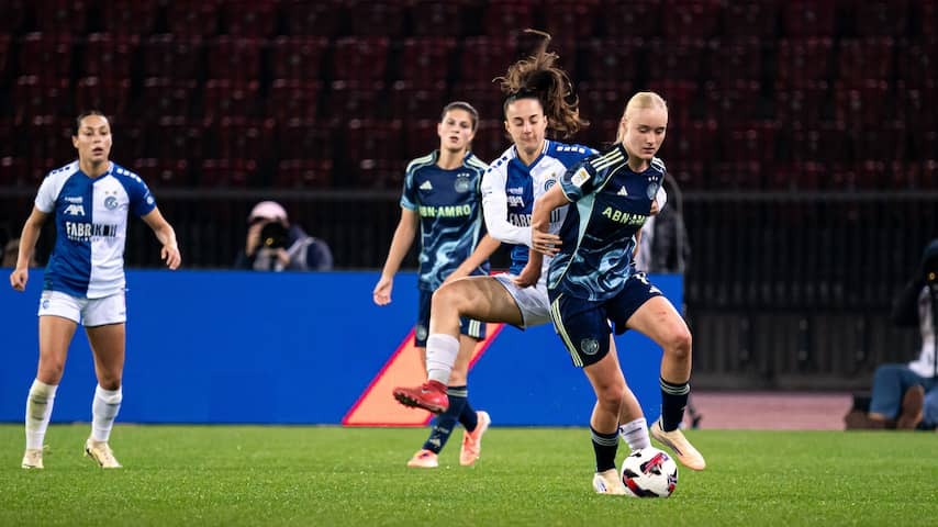 Ajax Women is in a good starting position for European Cup qualification