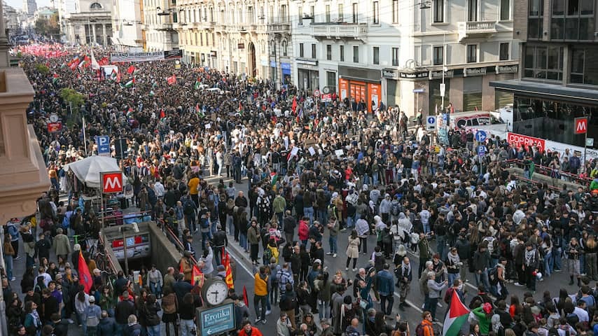 Italians disrupt their country with mass protests against intercepted Gazavloot