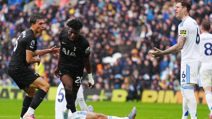 Winning goal kudus and unfortunate supporting role Struijk at victory Tottenham in Leeds