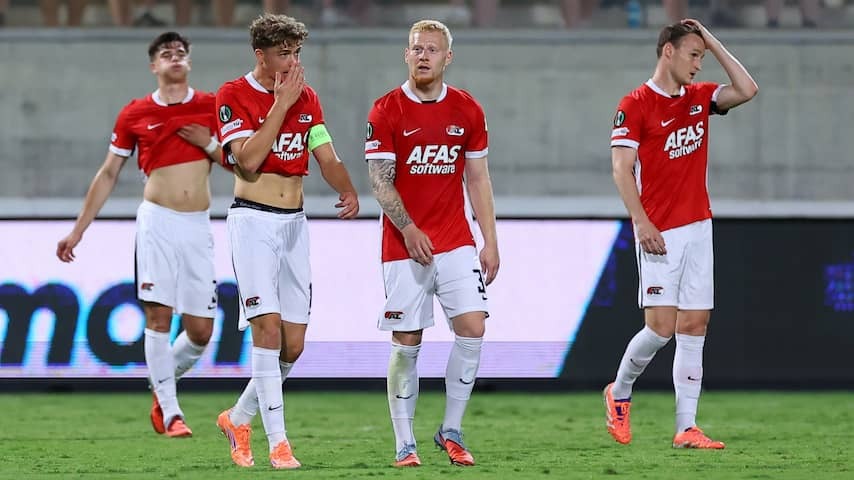 AZ is blaming at European start: beating in Cyprus after early red card