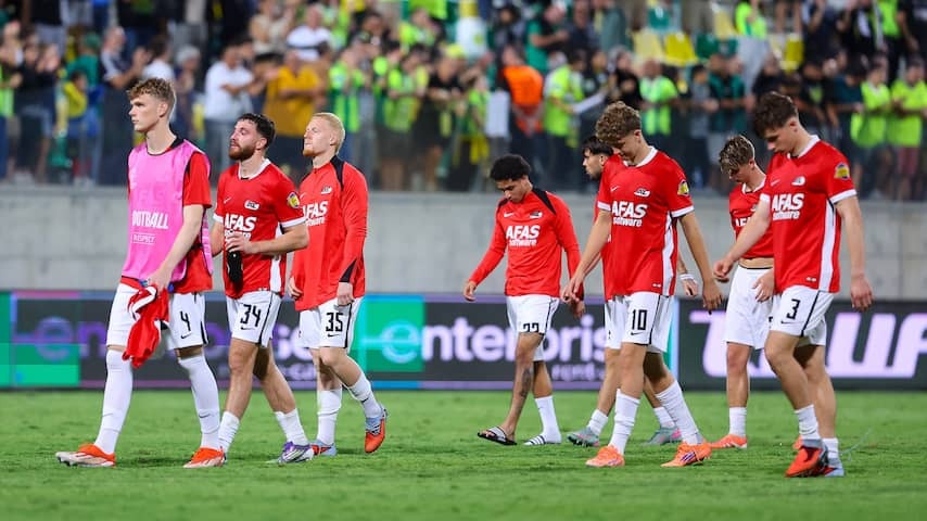AZ saw 'worst scenario' coming out after early red card in Cyprus: 'Not our day'