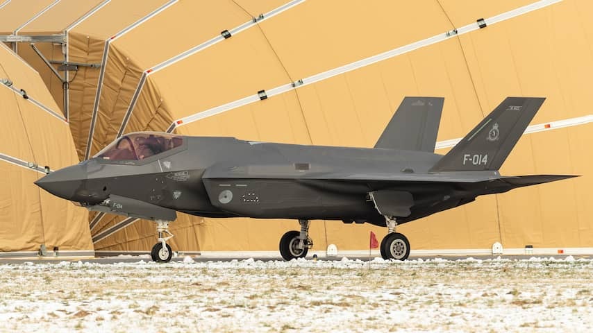 One of the Dutch F-35s stationed on the European Eastern border.